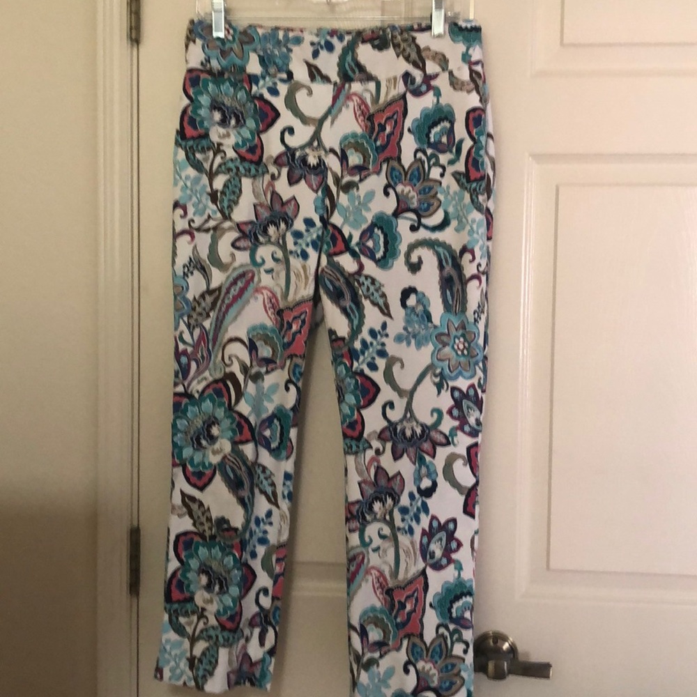 So slimming crop pants, Chico’s